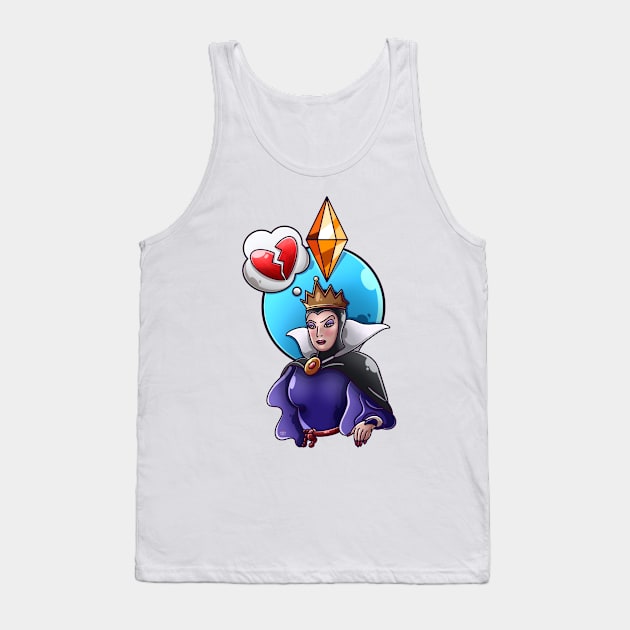 Evil Queen x Sims Tank Top by The Gumball Machine